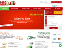 Tablet Screenshot of logodesignbest.com